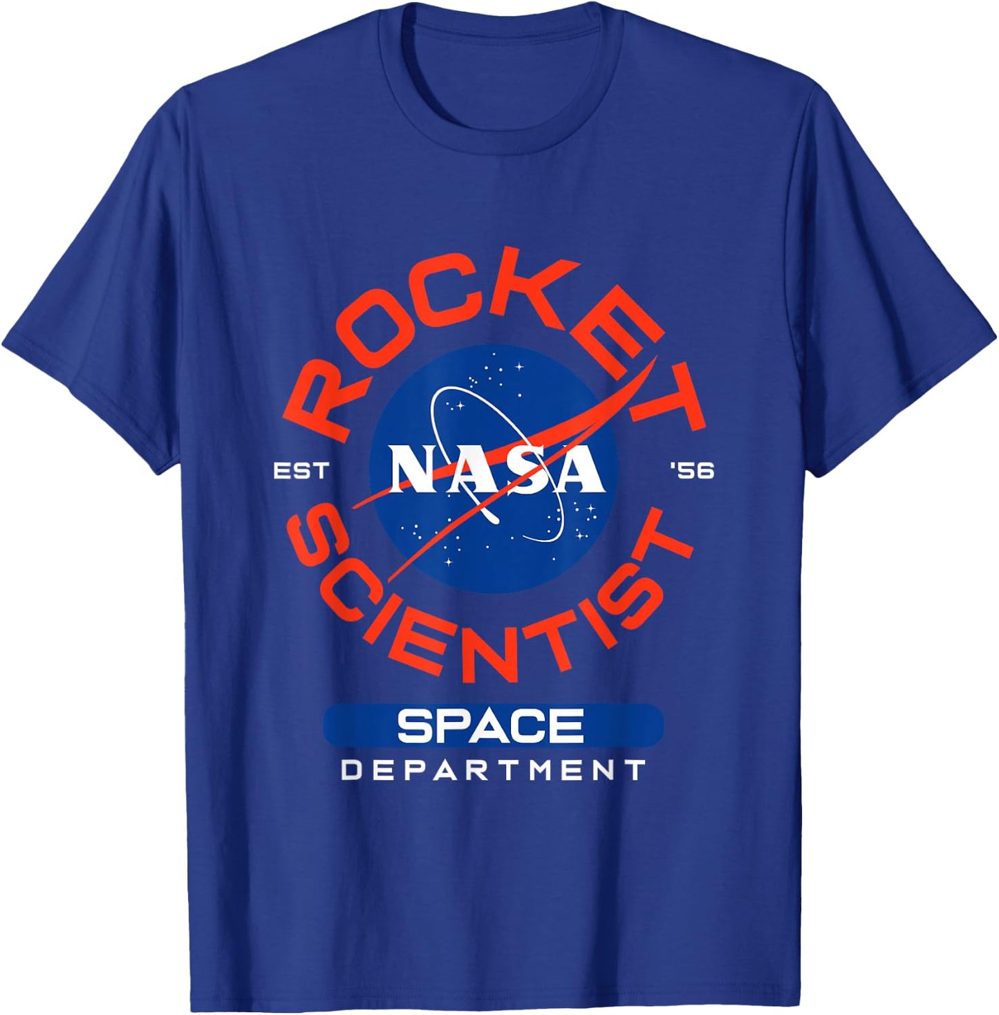 NASA Space Department Rocket Scientist T-Shirt - T-Shirt | Royal