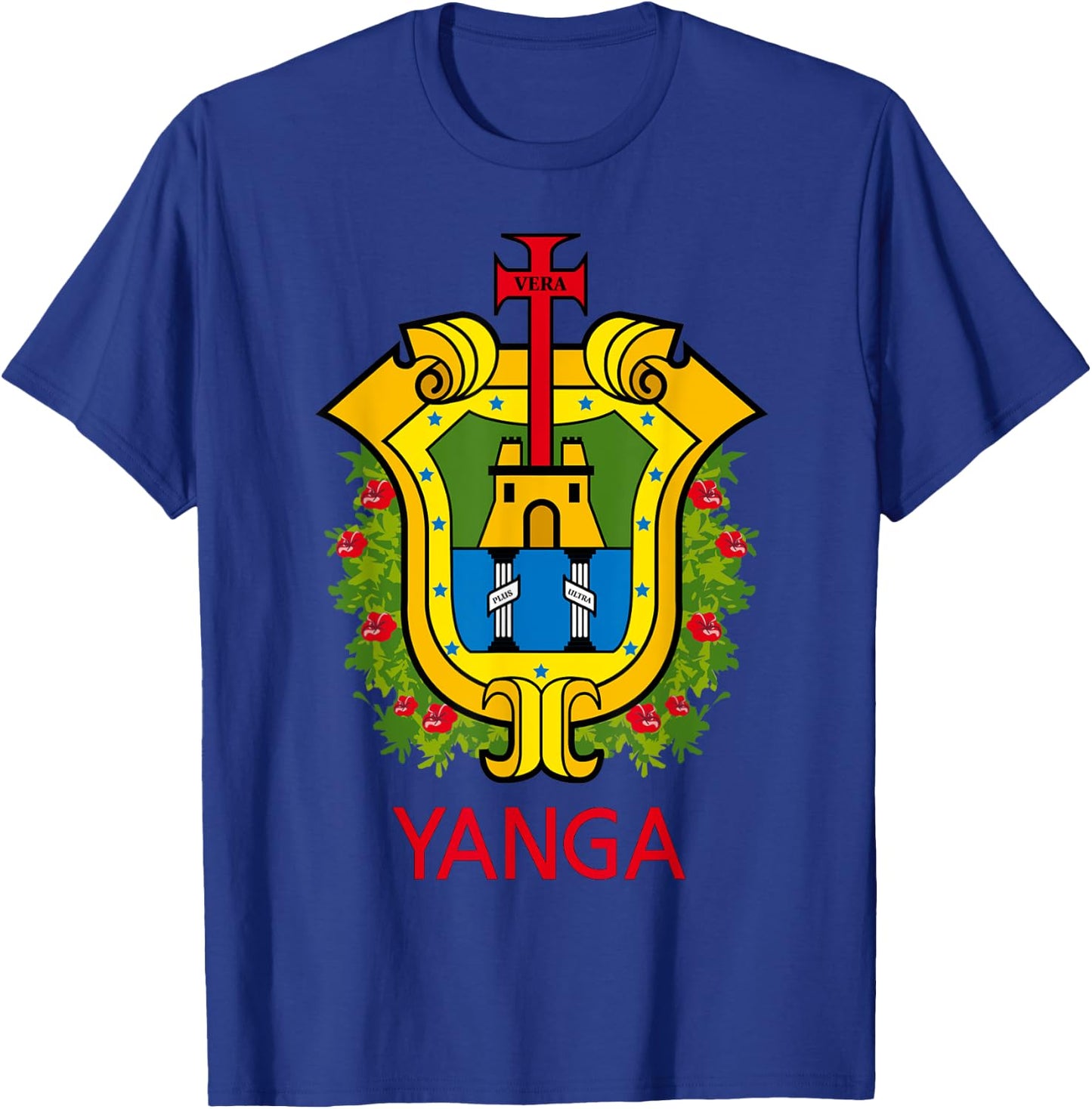 Yanga Veracruz Estado De Mexico Escudo Eagle Aguila T-Shirt - T-Shirt | Royal