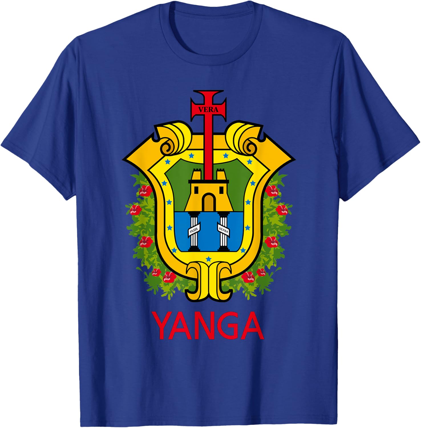 Yanga Veracruz Estado De Mexico Escudo Eagle Aguila T-Shirt - T-Shirt | Royal