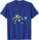 Rhino Lifting Weights Bodybuilding Beast Gym Fitness T-Shirt - T-Shirt | Royal