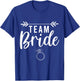 Team Bride Wedding Party Bridesmaid T-Shirt - T-Shirt | Royal