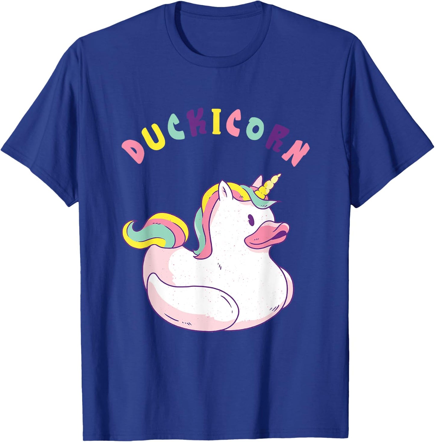 Rubber Duck Unicorn Cute Duckie Funny Rubber Duck Lover T-Shirt - T-Shirt | Royal