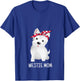 Westie Mom West Highland White Terrier Dog Lovers Gift V-Neck T-Shirt - T-Shirt | Royal