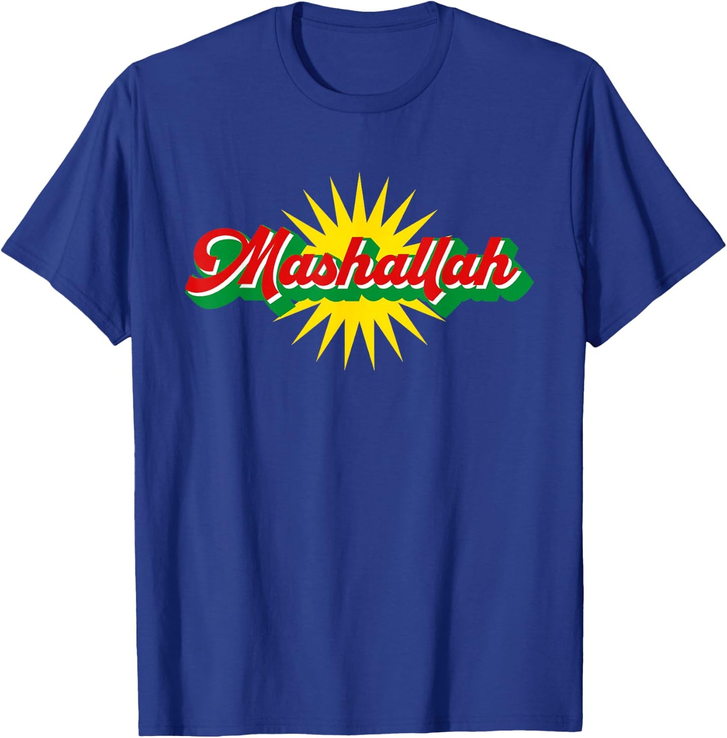 Mashallah Kurdistan Style Kurdi Flag Mashallah T-Shirt - T-Shirt | Royal