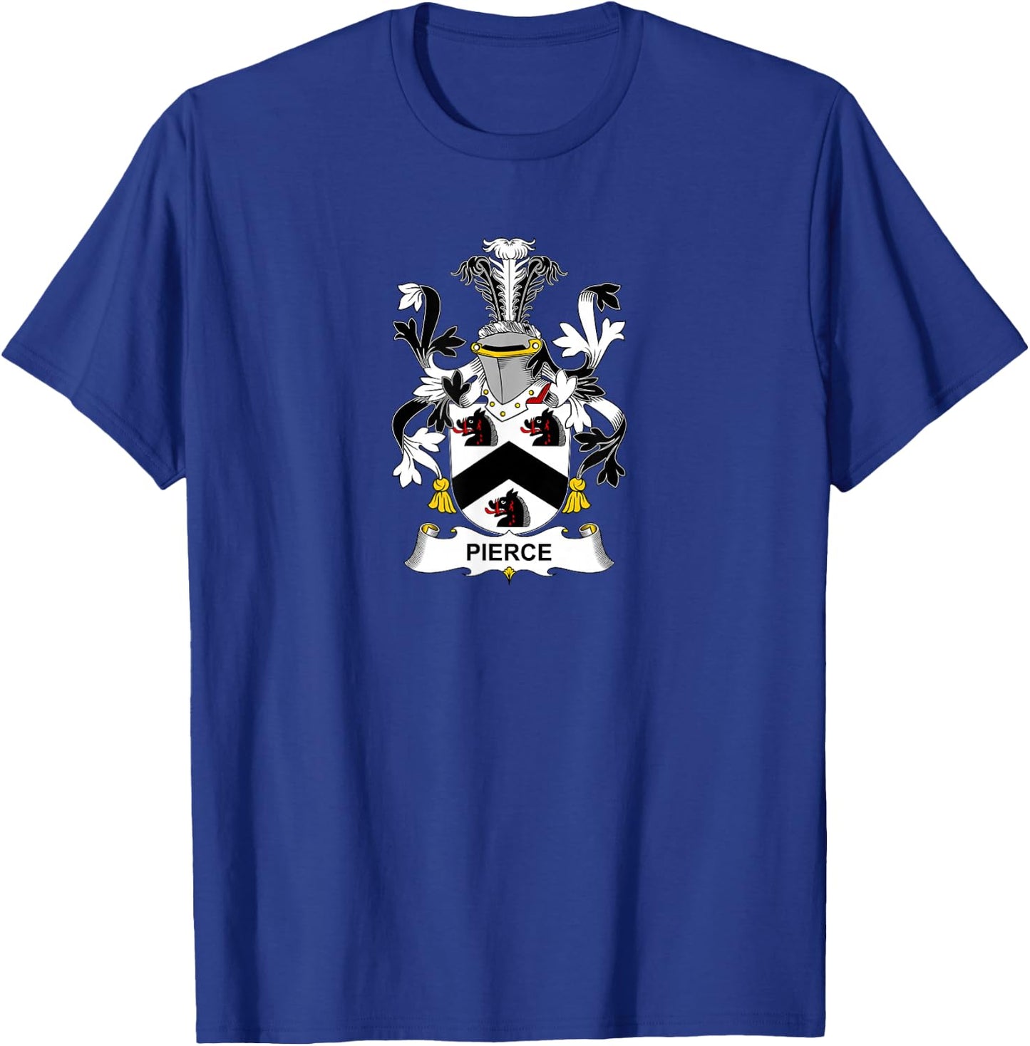 Pierce Coat of Arms - Family Crest T-Shirt - T-Shirt | Royal