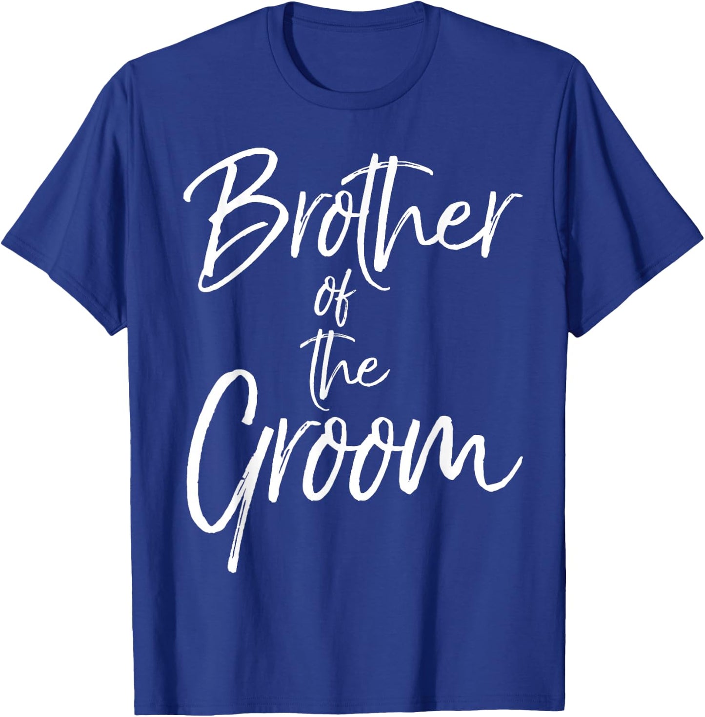 Matching Bridal Party Gifts for Family Brother of the Groom T-Shirt - T-Shirt | Royal