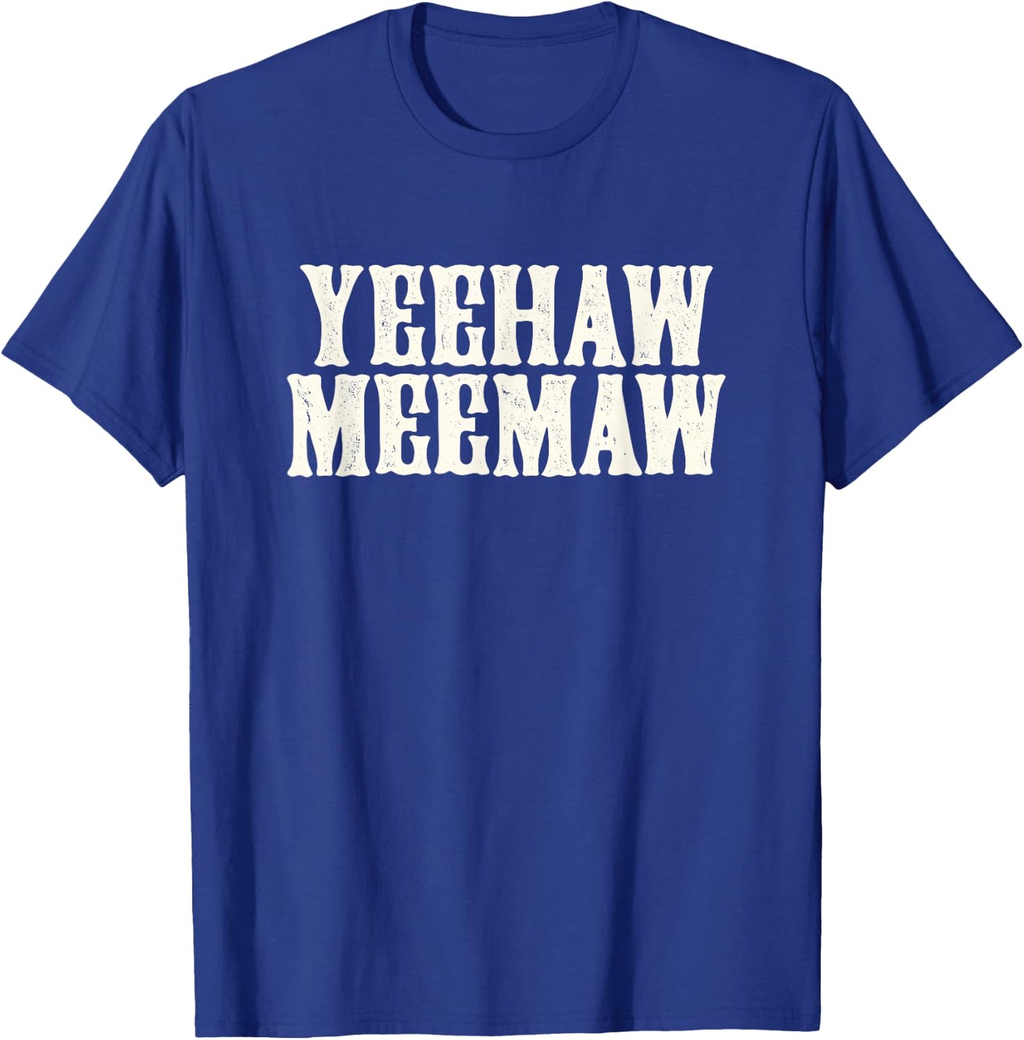 Funny Yeehaw meemaw spring break cruise beach shirt T-Shirt - T-Shirt | Royal