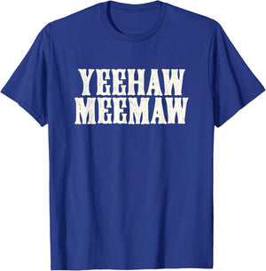 Funny Yeehaw meemaw spring break cruise beach shirt T-Shirt - T-Shirt | Royal