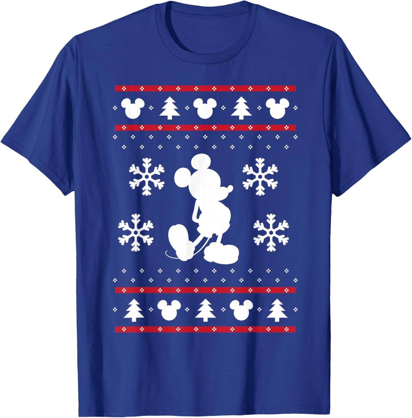 Disney - White Mickey Mouse Holiday T-Shirt - T-Shirt | Royal