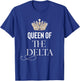 Queen of the Delta T-Shirt - T-Shirt | Royal