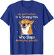 Dog Lover My Spirit Animal Is Grumpy Dog Funny T-Shirt - T-Shirt | Royal