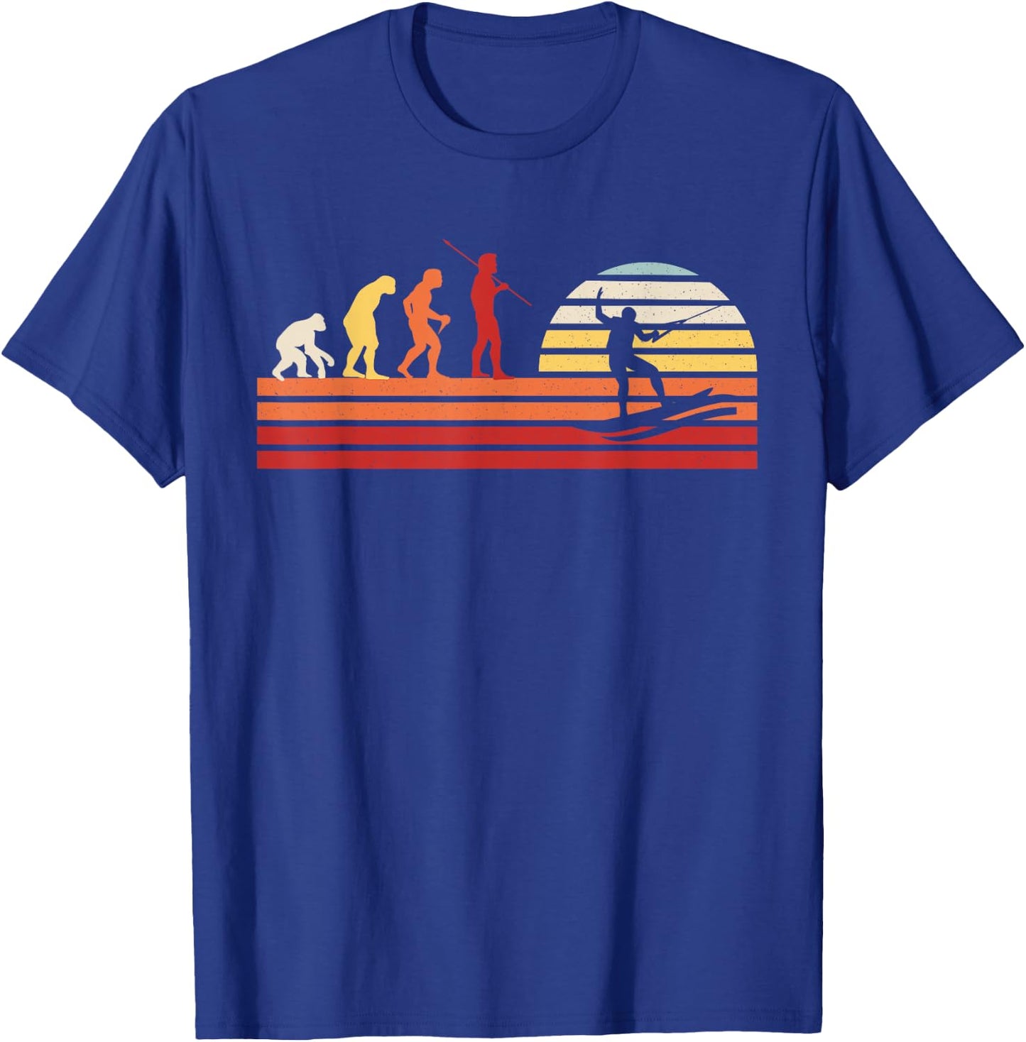 Retro Wakeboarder Wakeboard - Vintage Wakeboarding T-Shirt - T-Shirt | Royal