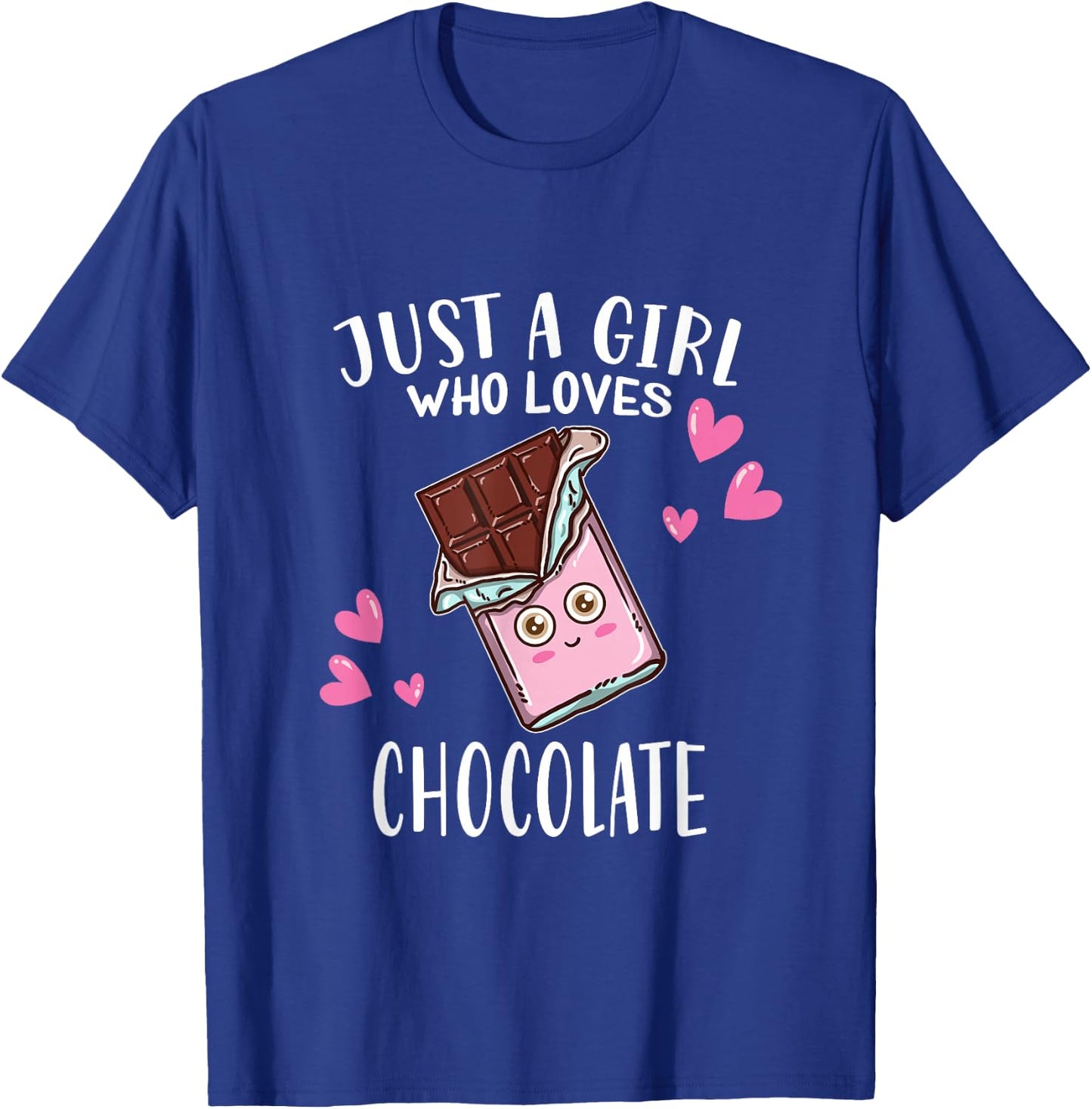 Just A Girl Who Loves Chocolate Lovers T-Shirt - T-Shirt | Royal
