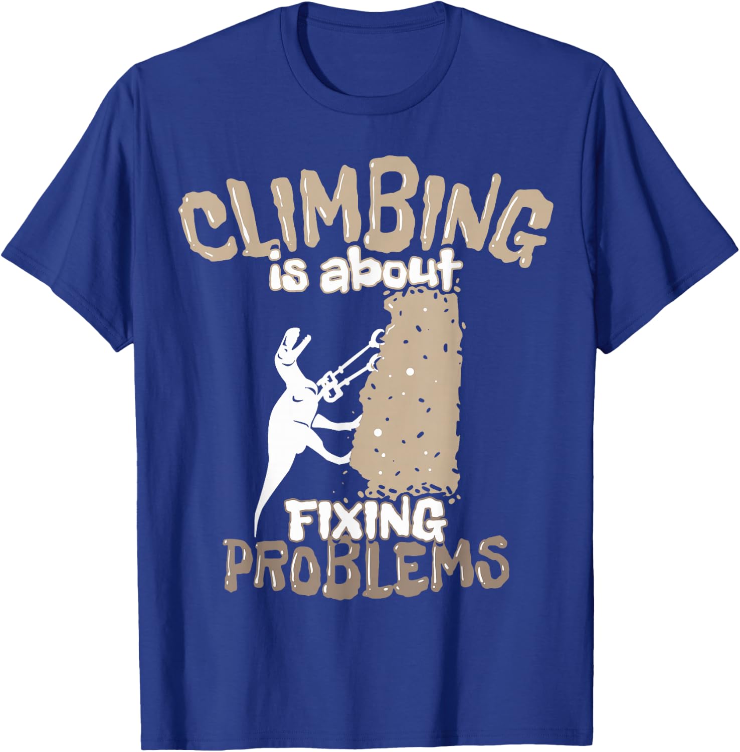 Funny Bouldering & Climbing T-Shirt - T-Shirt | Royal