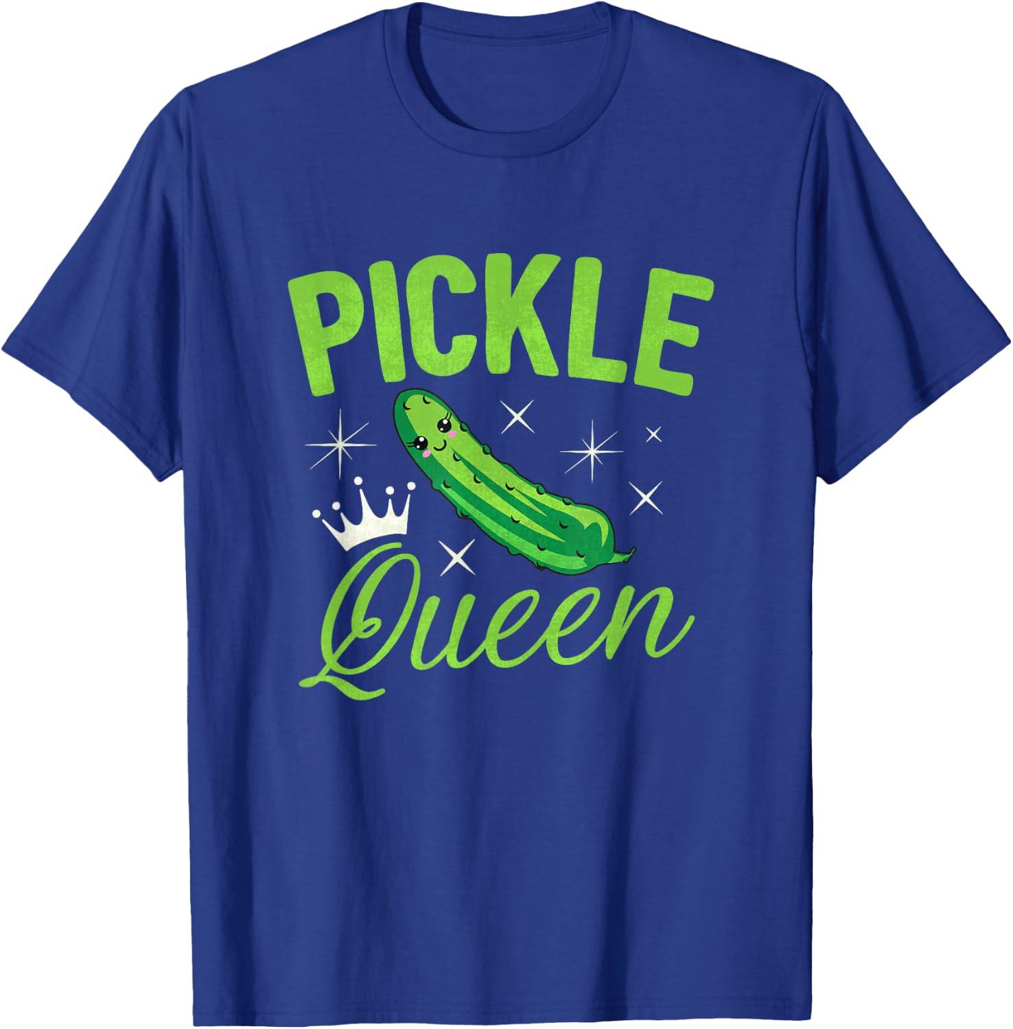 Pickle Queen Shirt Cute Cucumber Lover Girl T-Shirt - T-Shirt | Royal