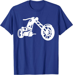 Chopper Motorcycle T-Shirt - T-Shirt | Royal