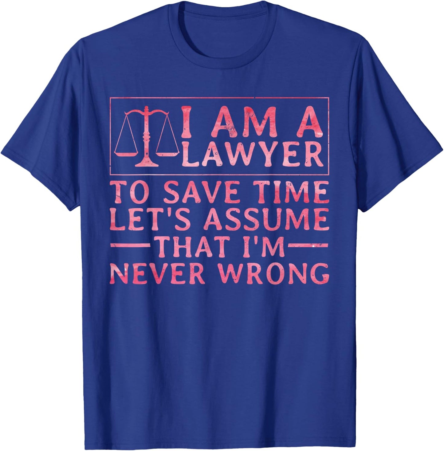 Cool Lawyer Design Women Attorney Law School Lawyer T-Shirt - T-Shirt | Royal