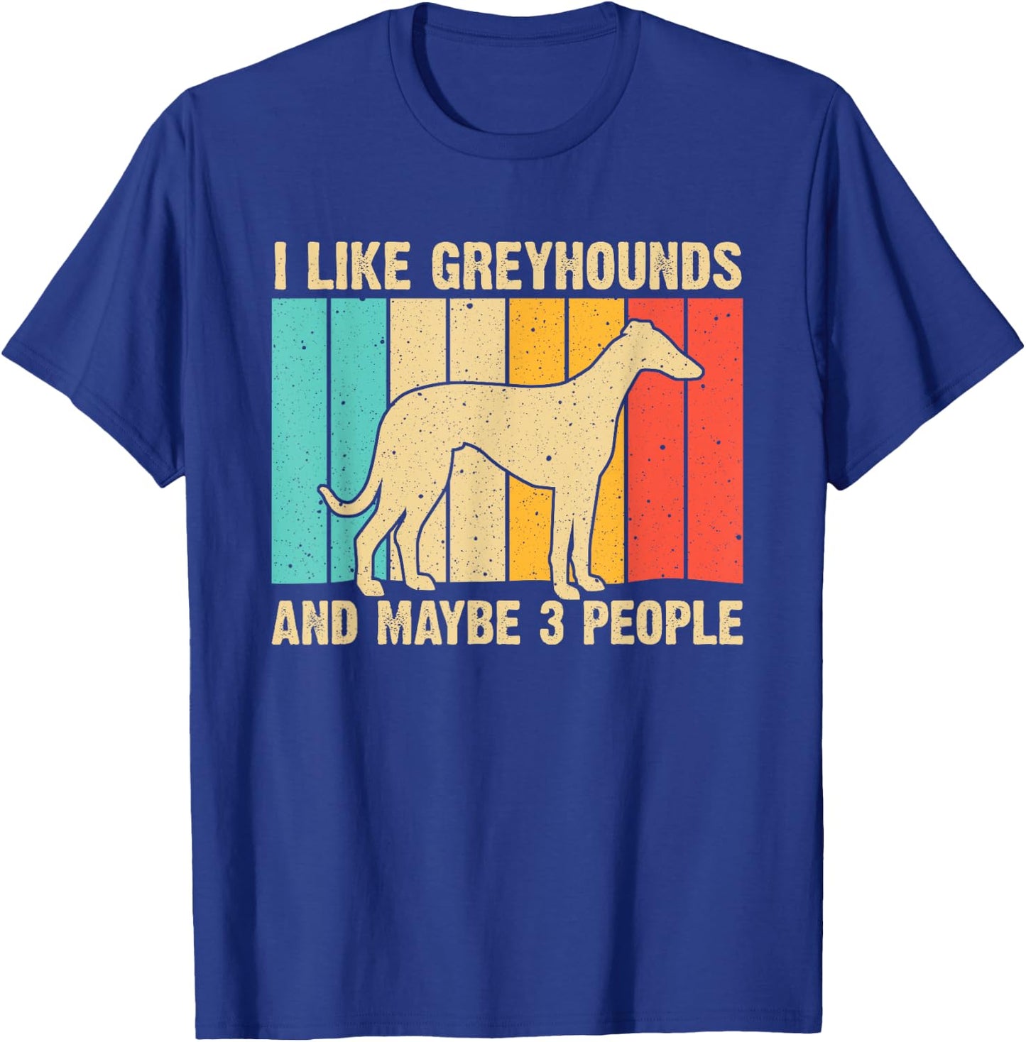 Funny Greyhound Design Men Women Italian Greyhound Dog Lover T-Shirt - T-Shirt | Royal