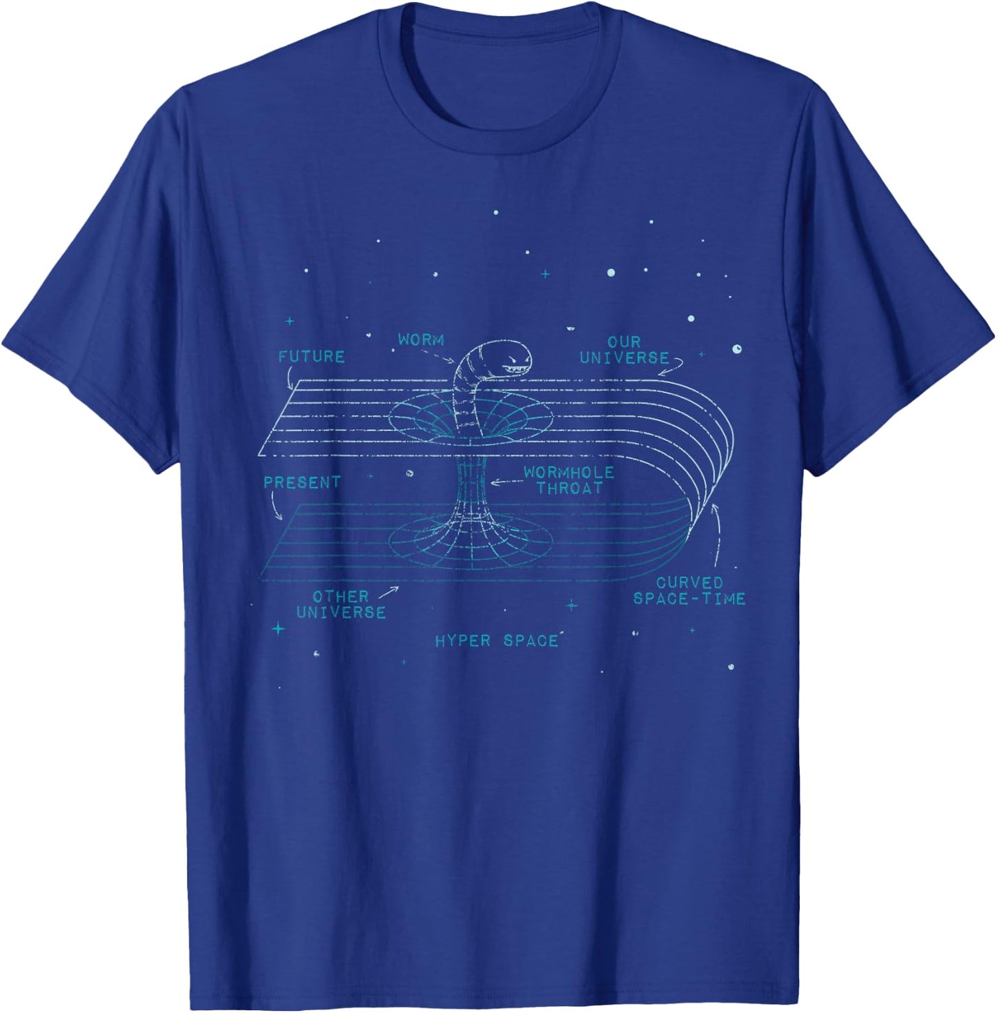 Physics Wormhole Time Travel Astrophysicists T-Shirt - T-Shirt | Royal