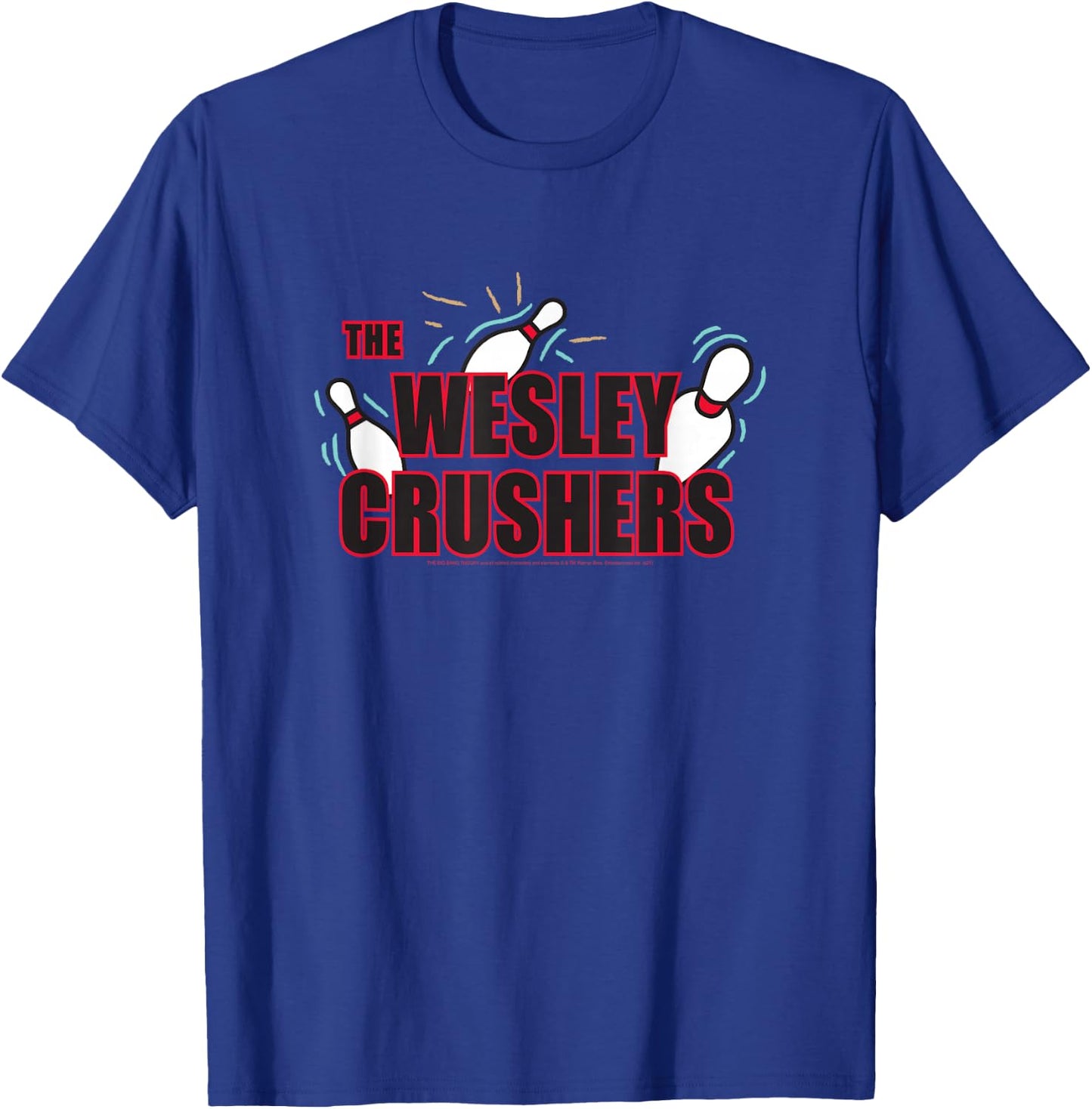 The Big Bang Theory Wesley Crushers Bowling TV Show T-Shirt - T-Shirt | Royal