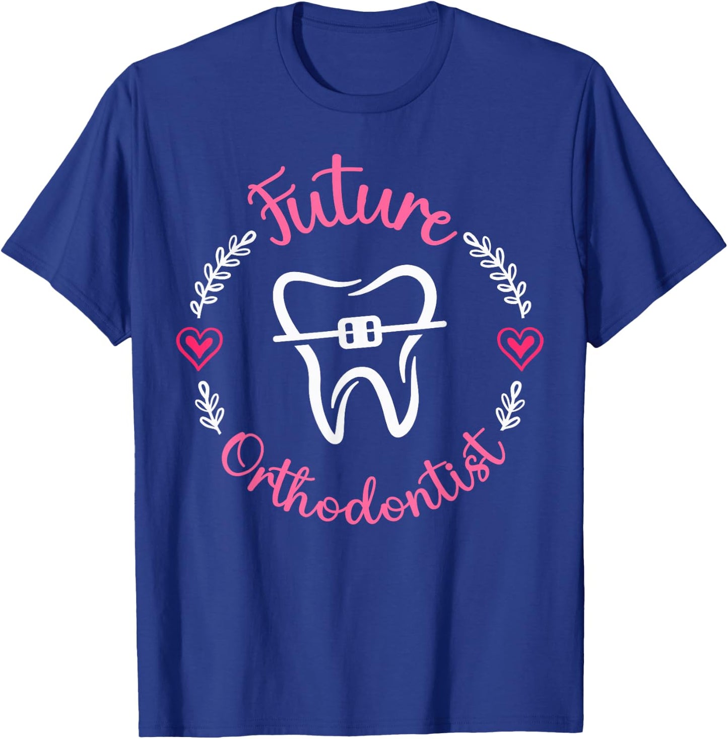 Cute Future Orthodontist Heart T-Shirt - T-Shirt | Royal
