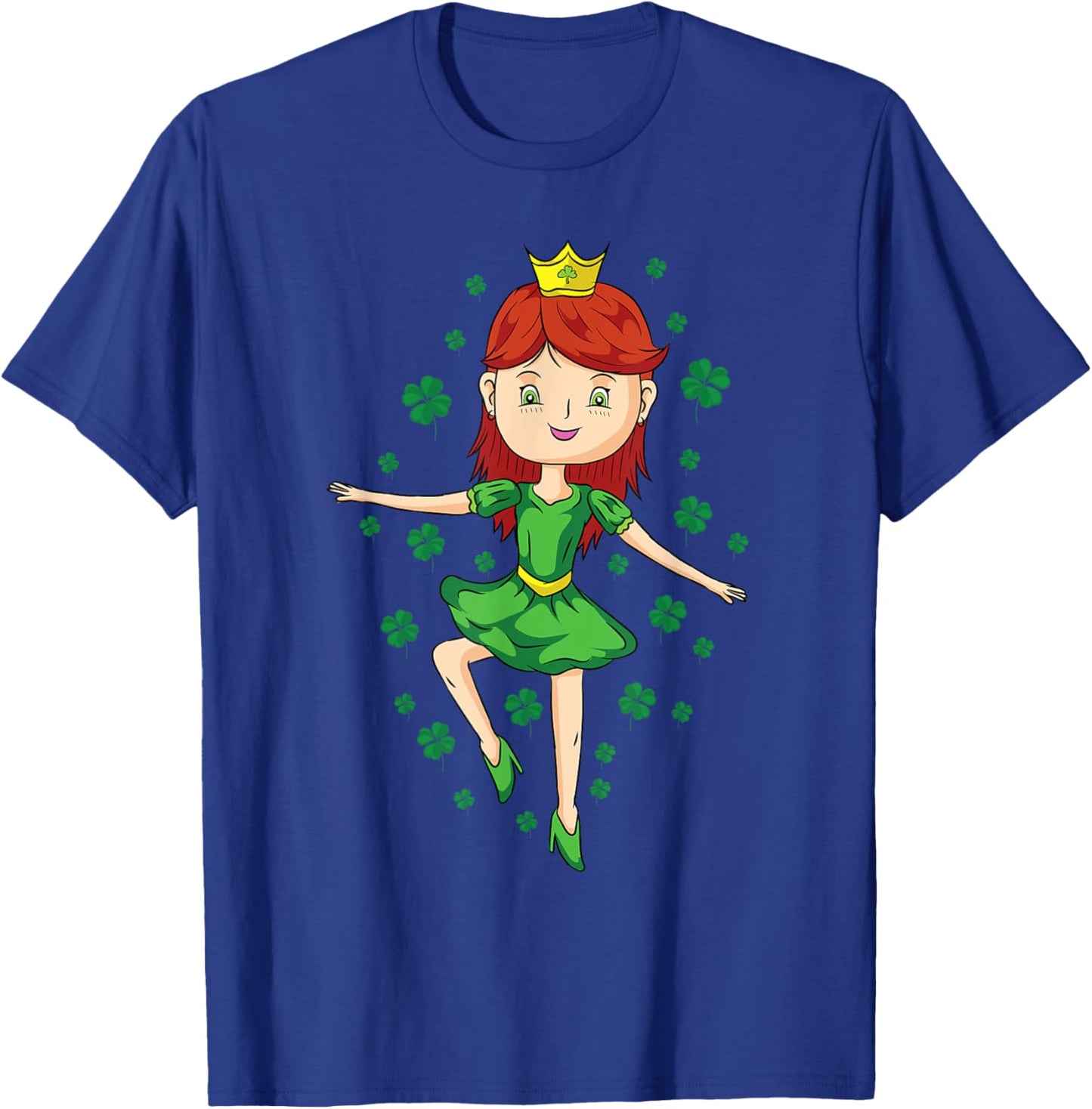 Dancing Irish Princess St Patricks Day Toddler Girls T-Shirt - T-Shirt | Royal