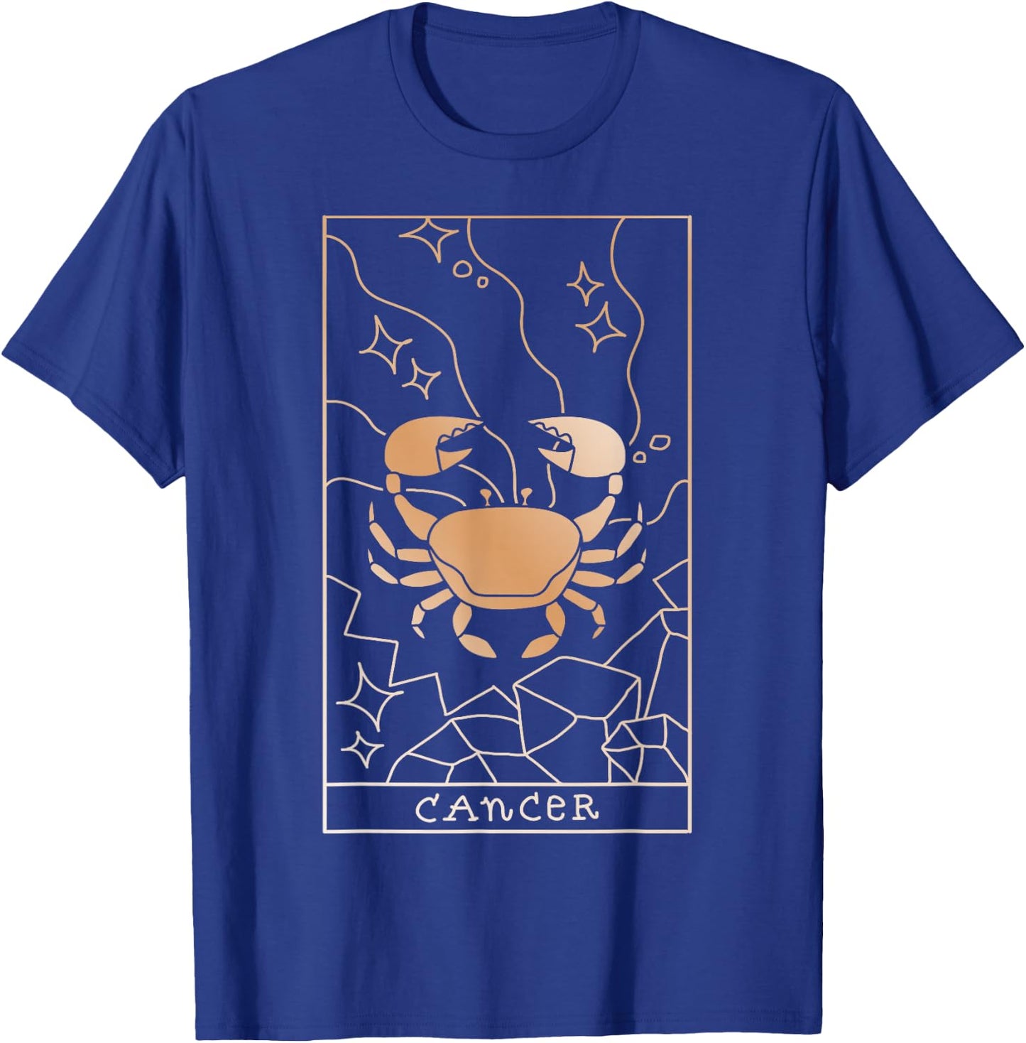 Cancer Zodiac T-Shirt - T-Shirt | Royal