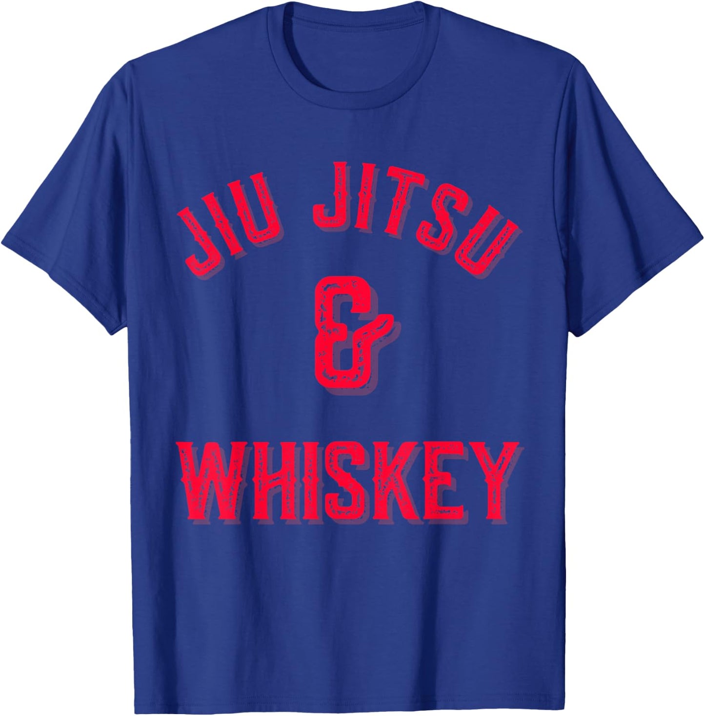 Jiu jitsu And Whiskey Brazilian Jiu jitsu MMA BJJ Gifts T-Shirt - T-Shirt | Royal