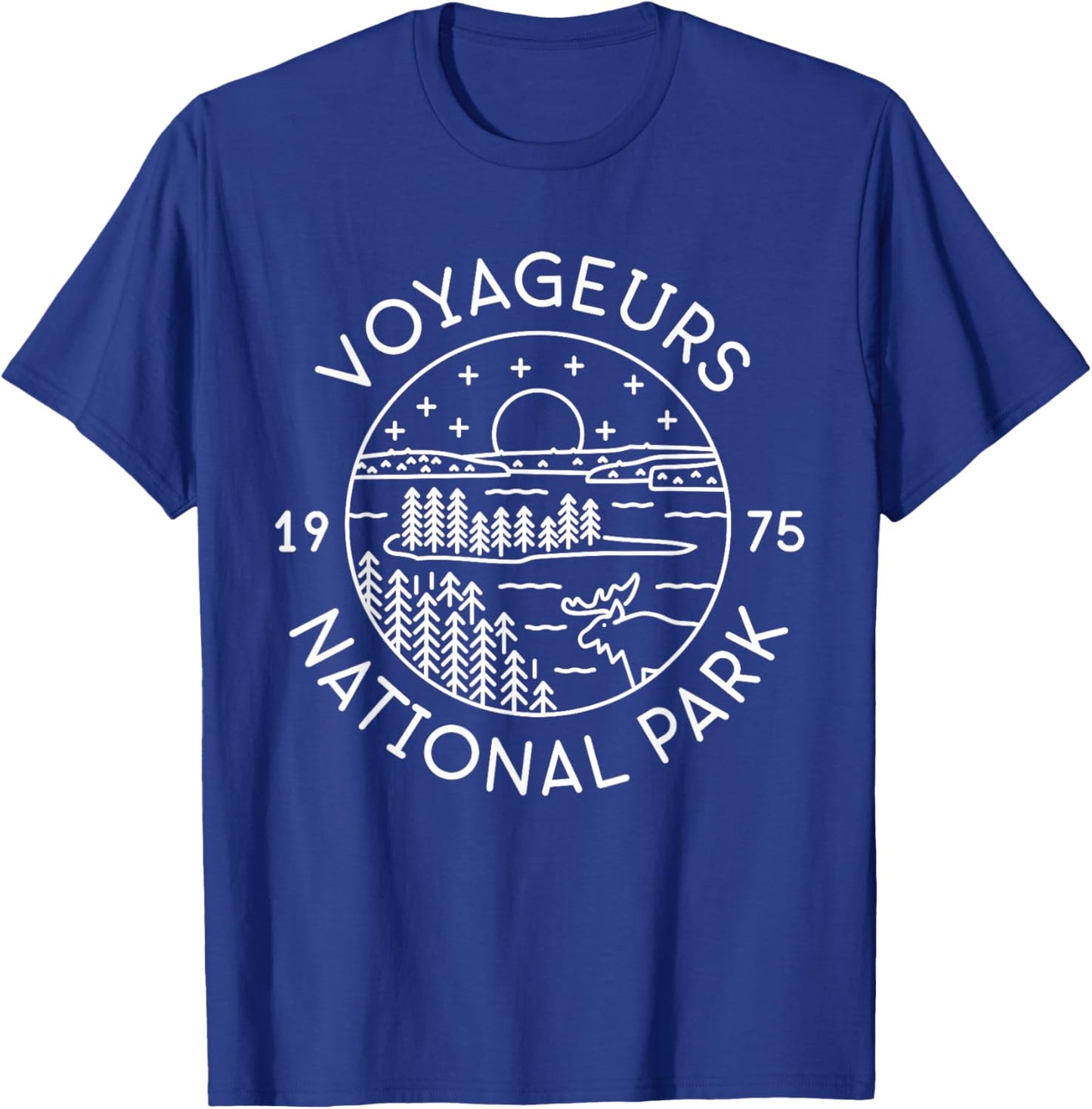 Voyageurs National Park 1975 Minnesota T-Shirt - T-Shirt | Royal