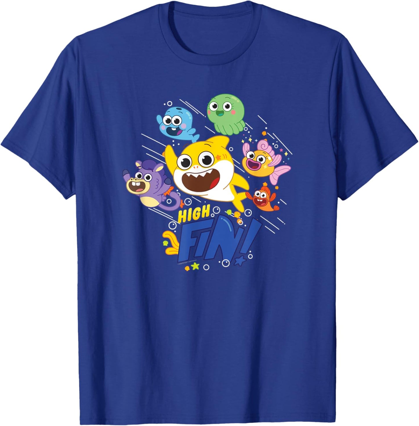 Baby Shark High Fin T-Shirt - T-Shirt | Royal