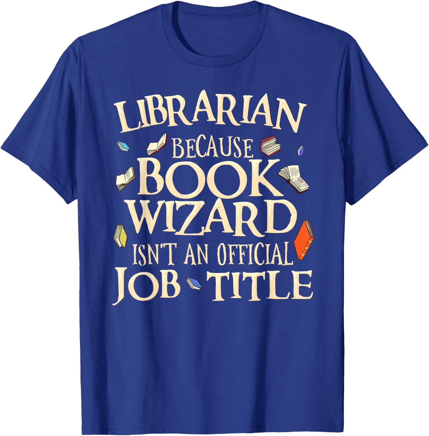 Funny Library Design Women Book Reading Lovers T-Shirt - T-Shirt | Royal