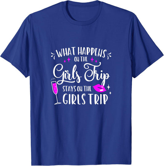 Girls Trip Getaway Matching Vacation Girls Weekend T-Shirt - T-Shirt | Royal