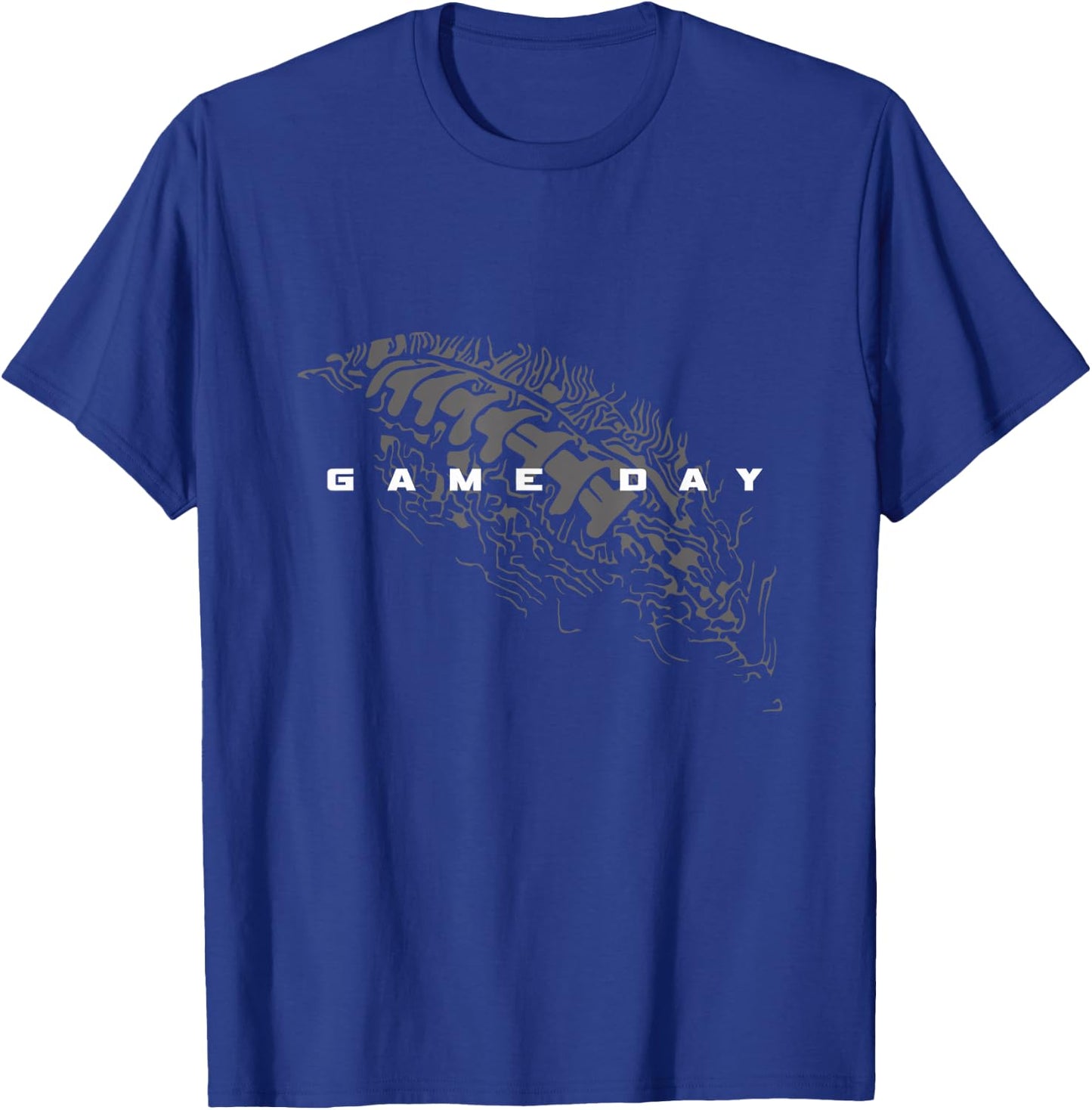 Football Apparel for Football Players or Fans - -Adults, -Kids - Black - S - Short Sleeve - - Modern - Football - Vacation - Cotton 60%, Polyester 40% T-Shirt - T-Shirt | Royal
