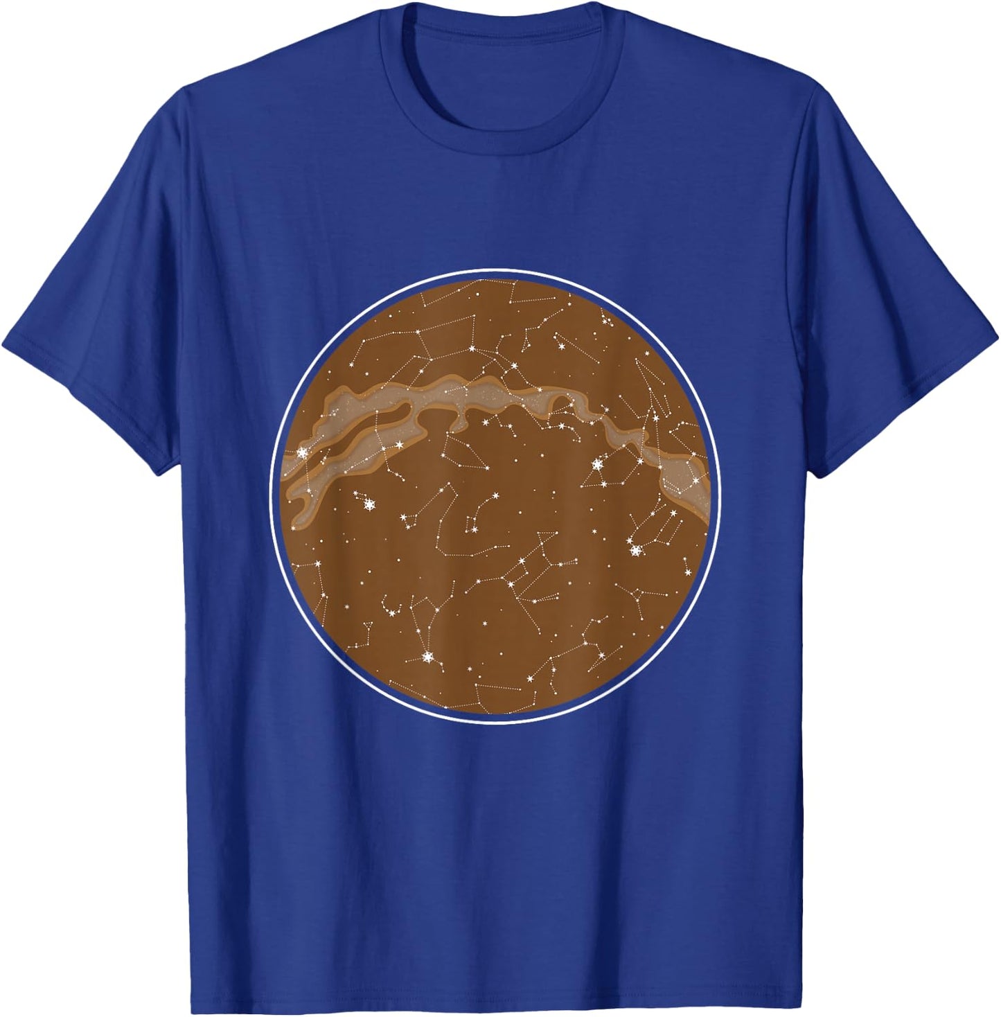 Mythology Map - Stargazing Constellation Astrology Stargazer T-Shirt - T-Shirt | Royal