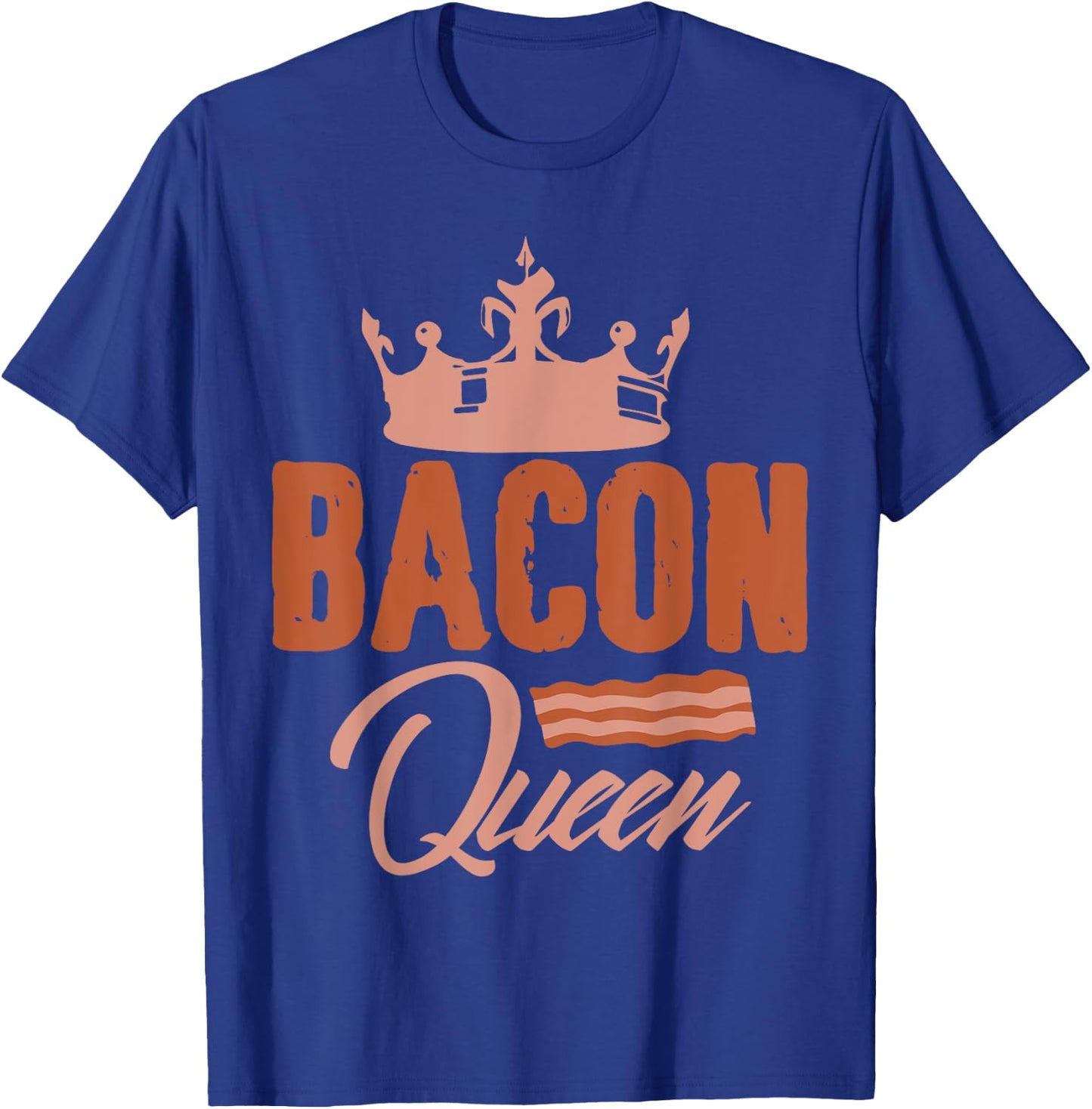 Bacon Queen Bacon Queen Belly Bacon Crown T-Shirt - T-Shirt | Royal