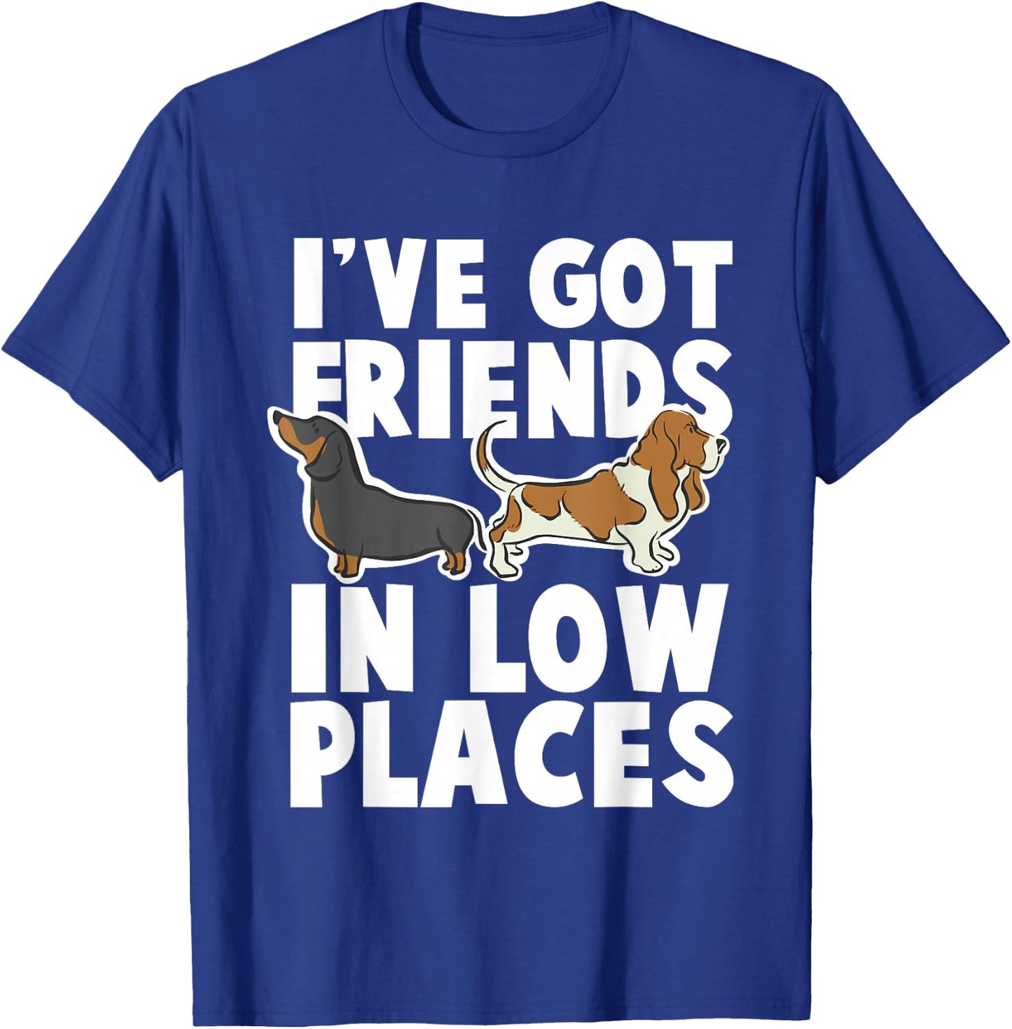 Dachshund and Basset Hound T-Shirt - T-Shirt | Royal