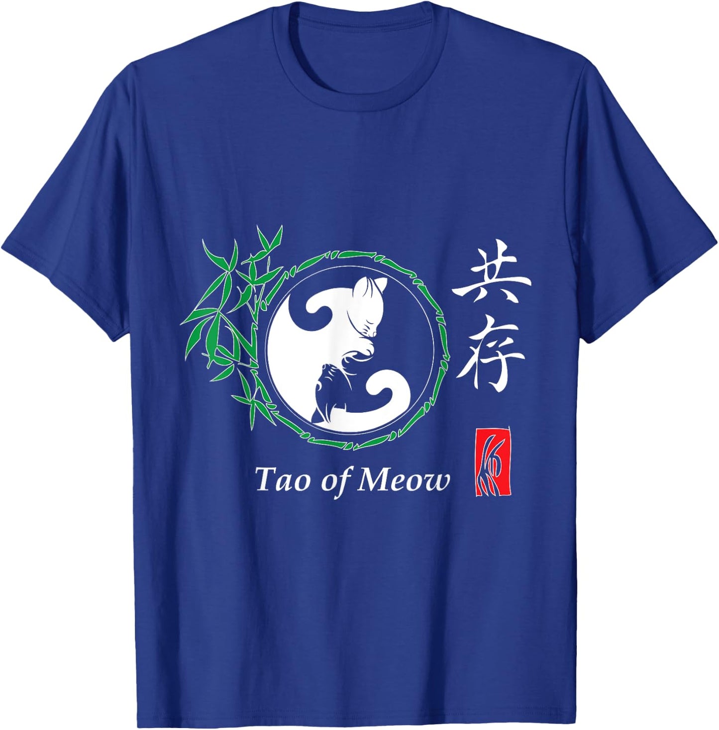 Funny Cat Shirt - Tao Of Meow Yin & Yang Cats Women Girls Kids T-Shirt - T-Shirt | Royal