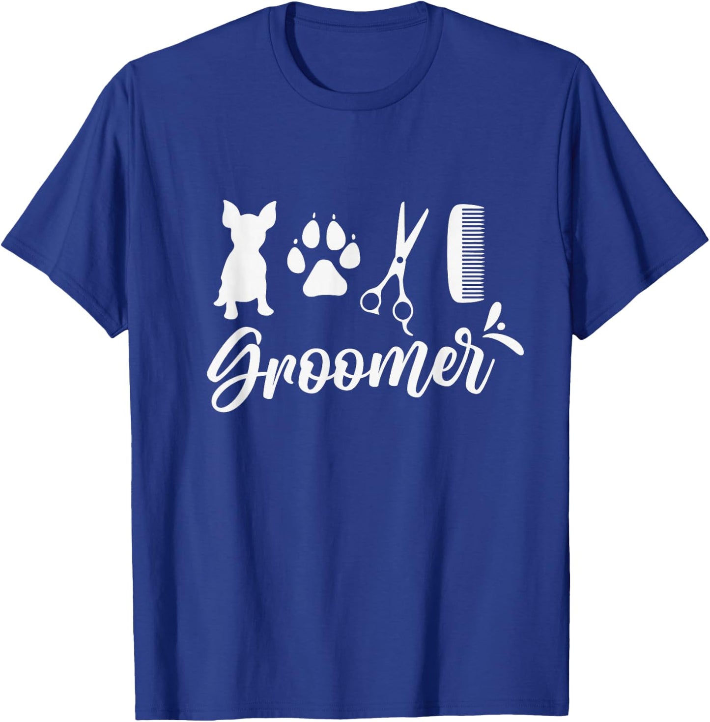 Pet Groomer Dog Groomer T-Shirt - T-Shirt | Royal
