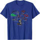 Herpetology type of snakes lover heart herping kids boys men T-Shirt - T-Shirt | Royal