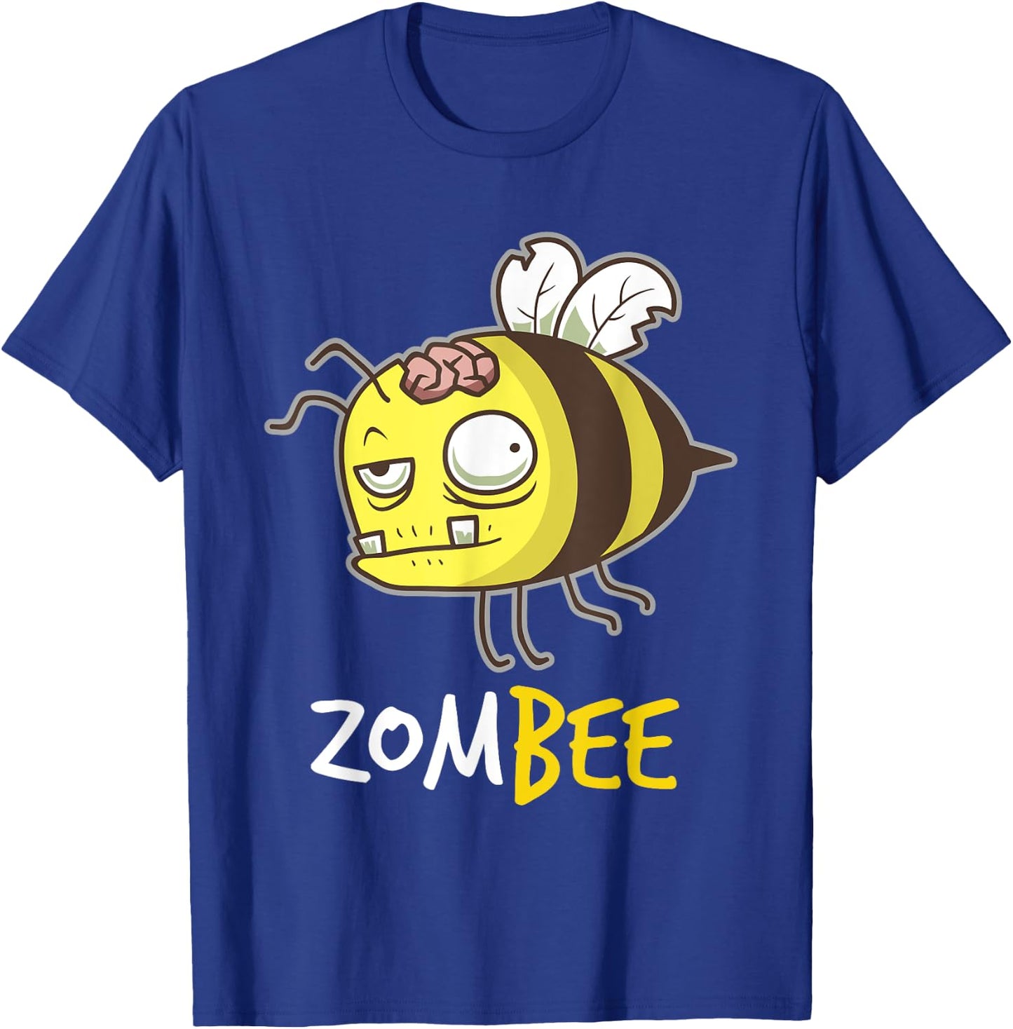 Zombee Funny Zombie Bee Happy Halloween Costume Beekeeper T-Shirt - T-Shirt | Royal