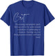 Grit Definition Motivational & Inspirational Quote T-Shirt - T-Shirt | Royal