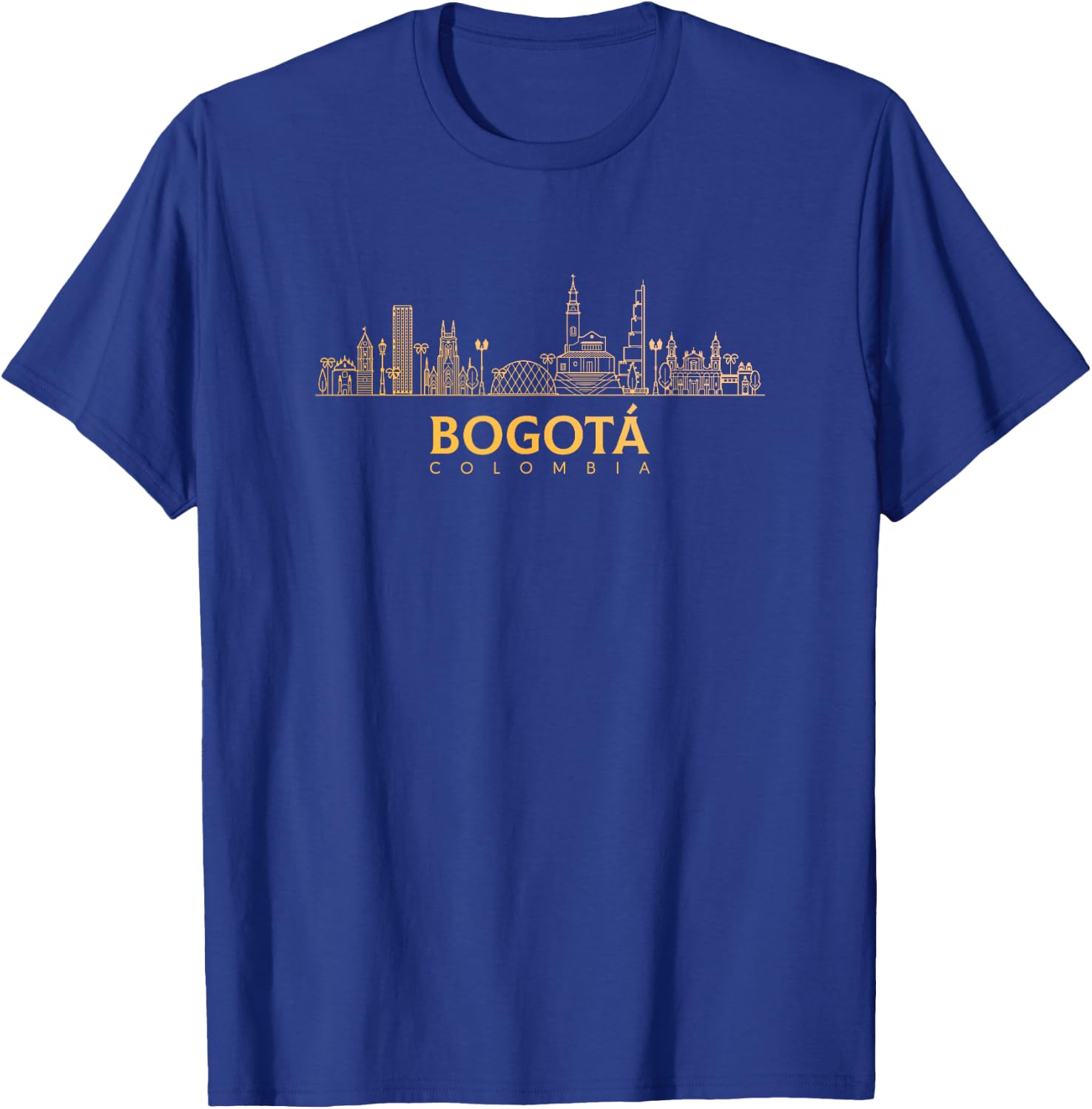 Bogota Skyline, Colombia T-Shirt - T-Shirt | Royal