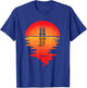 Vintage Sunset Aerospace Engineer Aerospace Engineering T-Shirt - T-Shirt | Royal