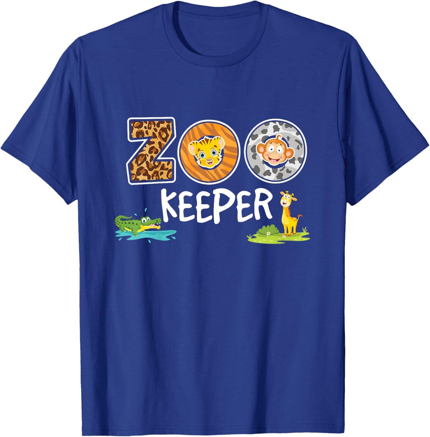 Zookeeper Costume African Savanna Zoo Keeper Animals Lover T-Shirt - T-Shirt | Royal