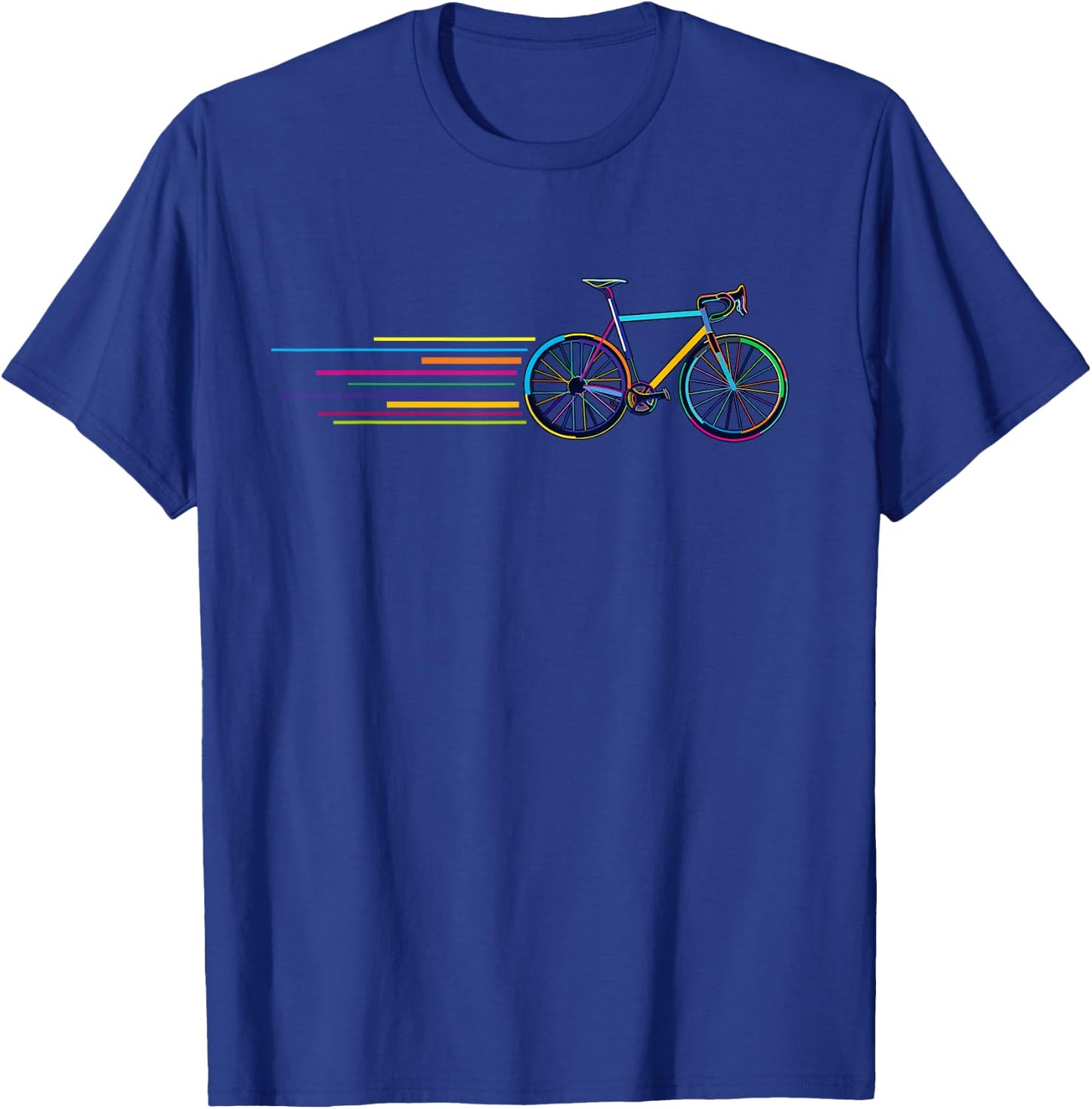 Cyclist Gravel City Bike Bicyclist Bicycle T-Shirt - T-Shirt | Royal