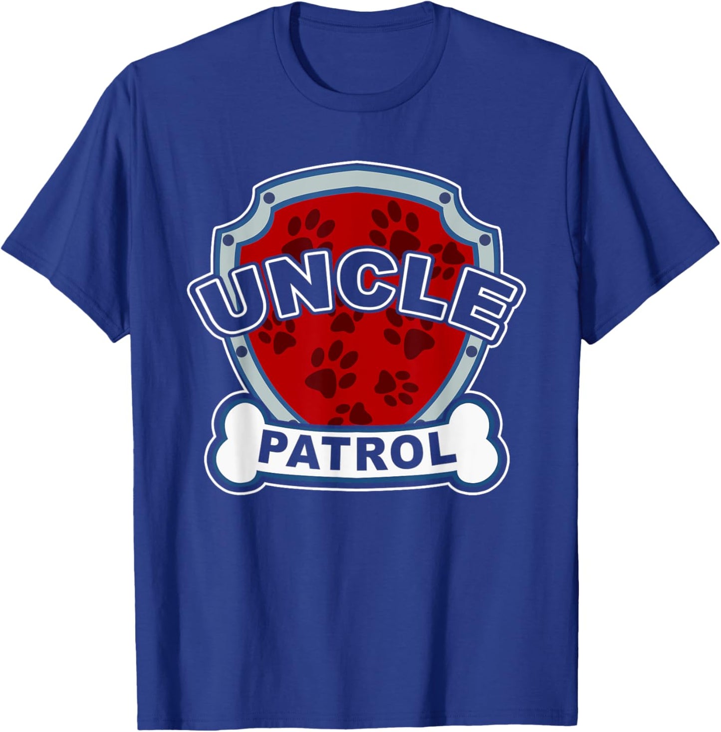 Pet Lover Uncle Dog Breeder Paw Dad Puppy Humorous Gag Gift T-Shirt - T-Shirt | Royal