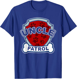 Pet Lover Uncle Dog Breeder Paw Dad Puppy Humorous Gag Gift T-Shirt - T-Shirt | Royal