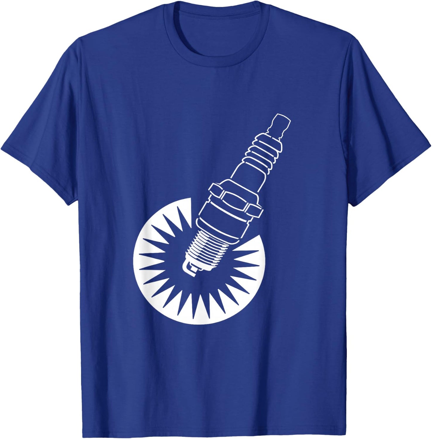 Spark Plug Vintage Retro Style T-Shirt - T-Shirt | Royal