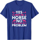 Smell Like a Horse Funny Horseback Riding Girl Horse Riding T-Shirt - T-Shirt | Royal