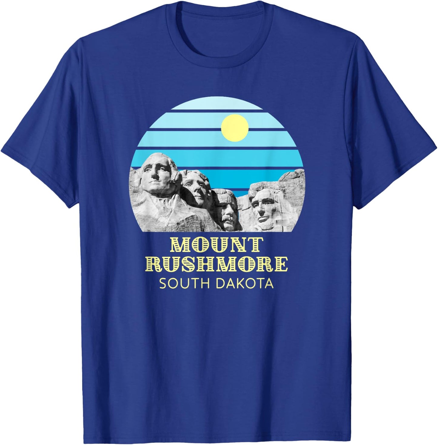 Mount Rushmore T-Shirt - T-Shirt | Royal